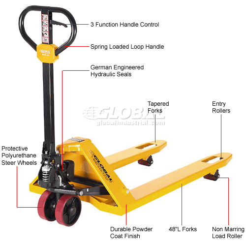 Best Value Pallet Truck, Pallet Jack 5500 Lb. Capacity